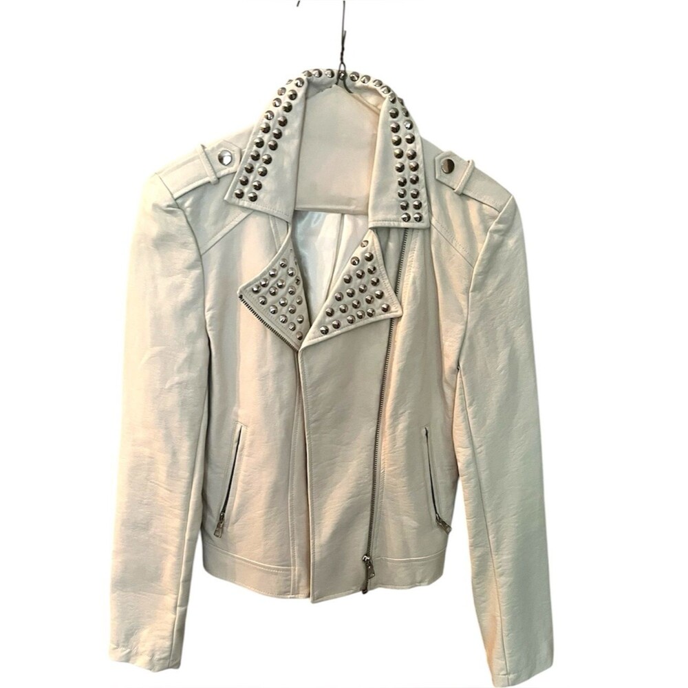 Vintage y2k early 2000s Charlotte Russe studded moto jacket